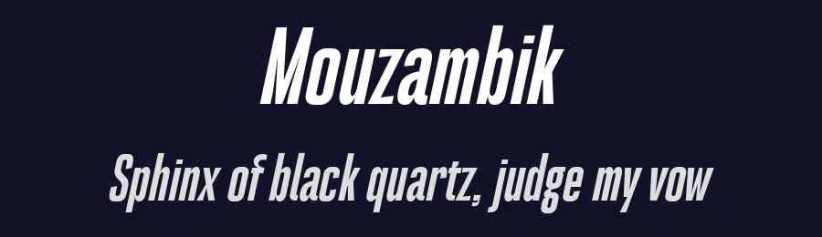 Mouzambik by Kereatype Studio — Sans Serif Font — thumbnail 2