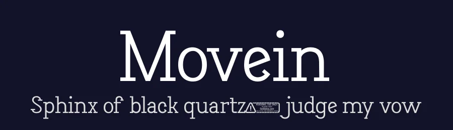 Movein by Kong Font — Serif Font — thumbnail 2