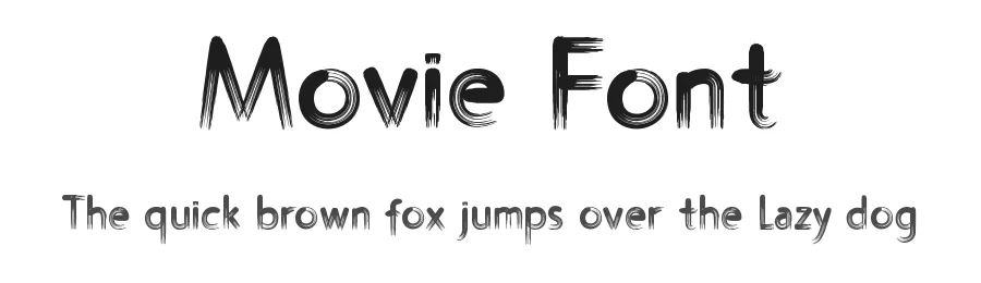 Movie Font by Bahrul Studio — Script Handwritten Font