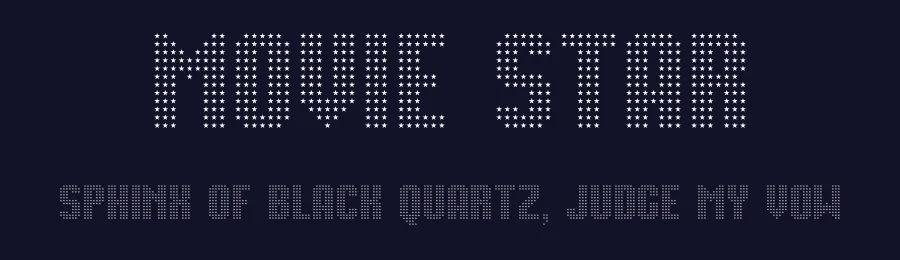 Movie Star by Jonathan Paterson — Decorative Font — thumbnail 2