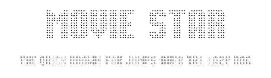 Movie Star by Jonathan Paterson β Decorative Font