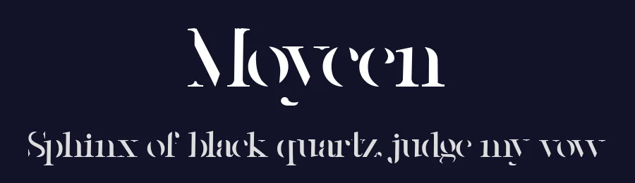Moycen by Muksal Creative — Sans Serif Font — thumbnail 2
