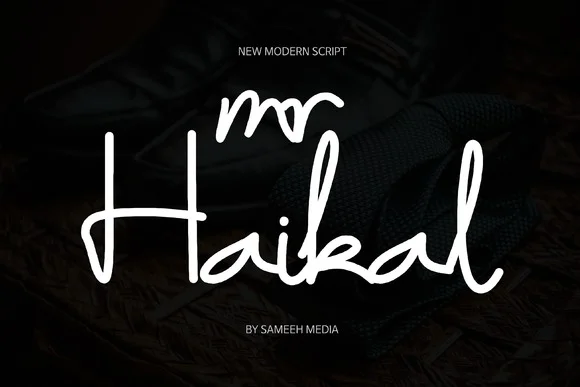 Mr Haikal Font by Graphicfresh — Script Handwritten Font