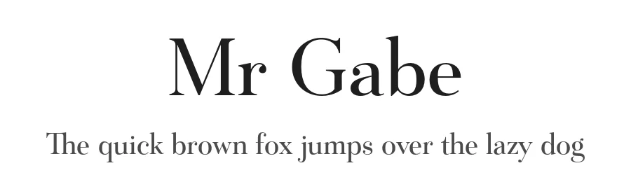 Mr Gabe