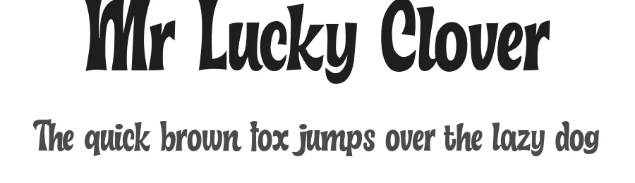 Mr Lucky Clover