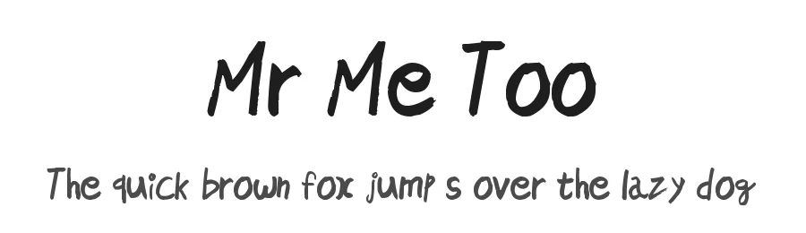 Mr Me Too