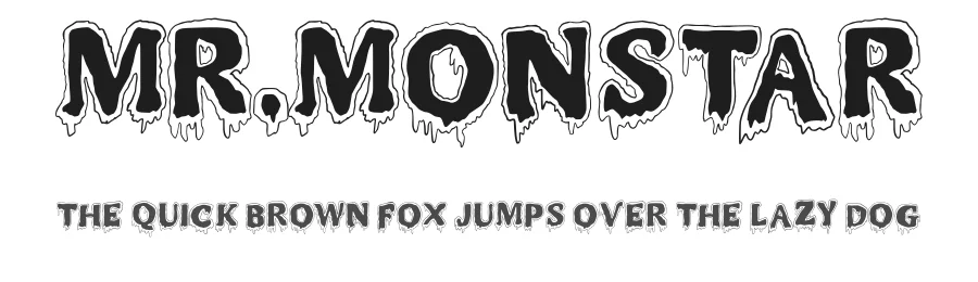 Mr.Monstar by JunCreative β Decorative Font