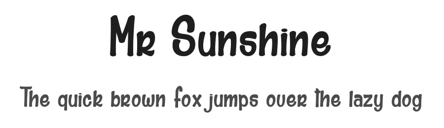 Mr Sunshine