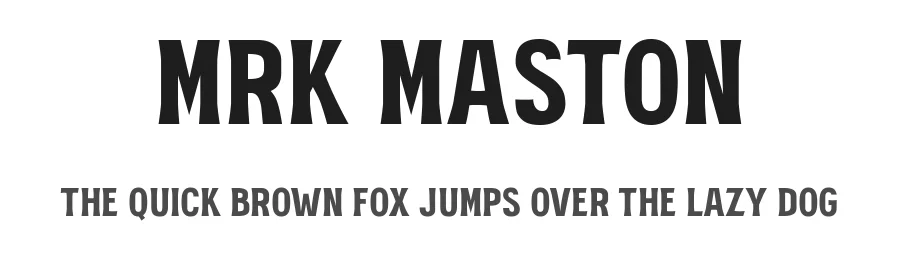 MRK Maston