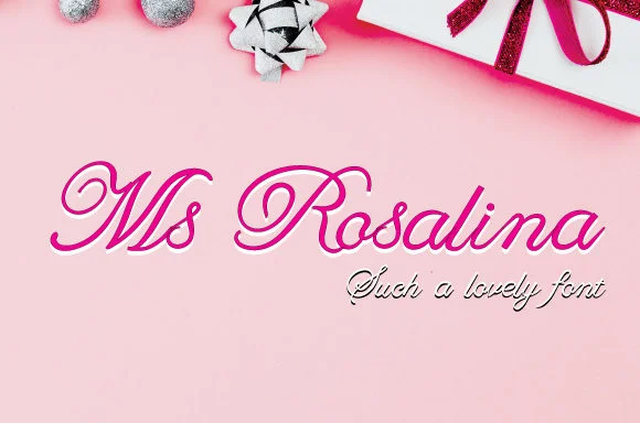 Ms Rosalina Font by Dedi Art Studio — Script Handwritten Font
