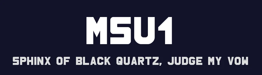 MSU1 by MarsCat — Sans Serif Font — thumbnail 2
