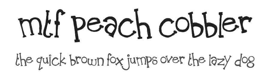 MTF Peach Cobbler
