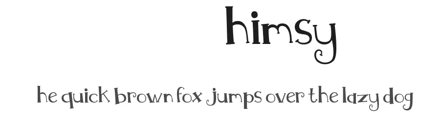 MTF Whimsy by Miss Tiina Fonts - MTF β Decorative Font