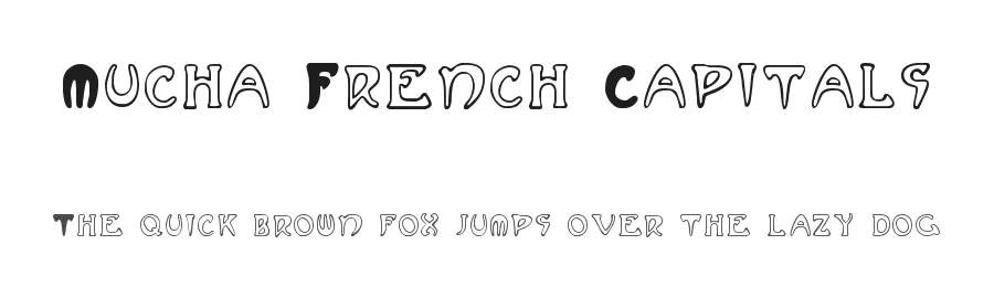 Mucha French Capitals