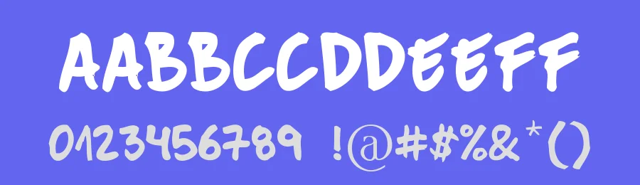 Mucky Sans by Oliver Ponce — Decorative Font — thumbnail 3