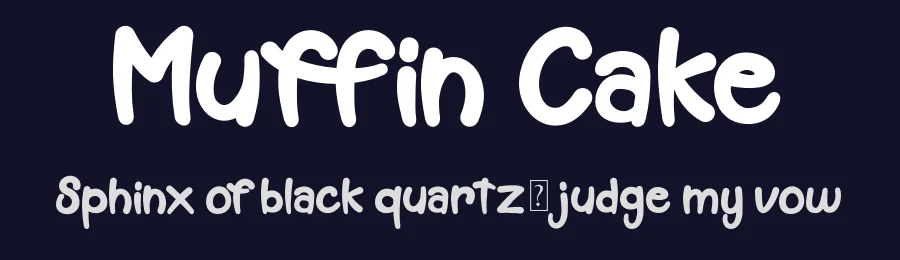 Muffin Cake by RT Studio — Decorative Font — thumbnail 2