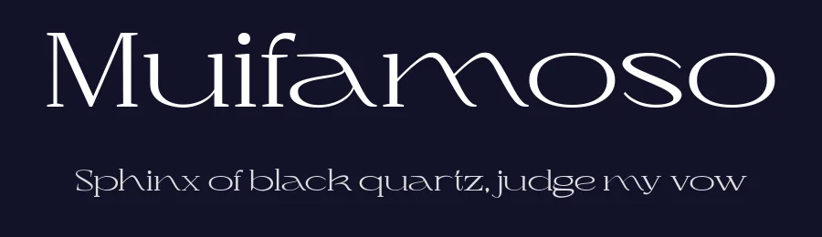 Muifamoso by TypeClassHeroes — Sans Serif Font — thumbnail 2