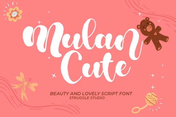 Mulan Cute Font by Struggle Studio — Script Handwritten Font