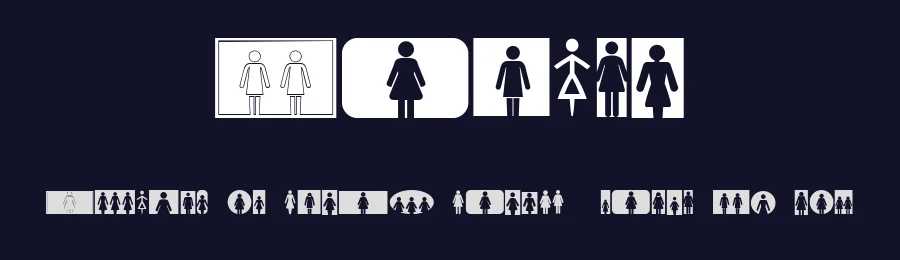Mulher by Vladimir Nikolic — Dingbats Font — thumbnail 2