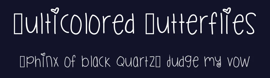 Multicolored Butterflies by Des Gomez — Script Handwritten Font — thumbnail 2