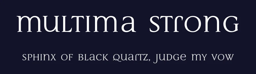 Multima Strong by Kiril Zlatkov — Serif Font — thumbnail 2