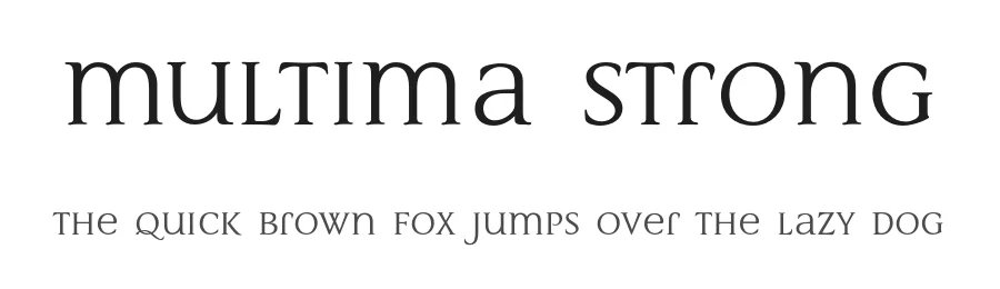 Multima Strong by Kiril Zlatkov β Serif Font