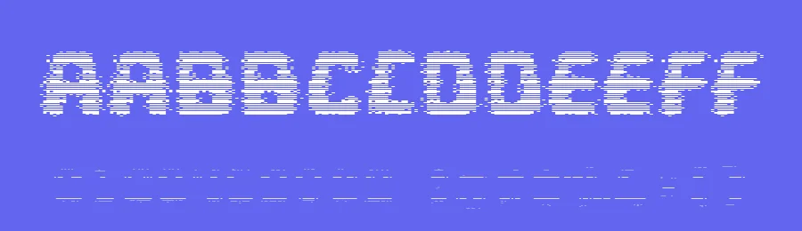 Multivac by Disaster Fonts — Display Font — thumbnail 3
