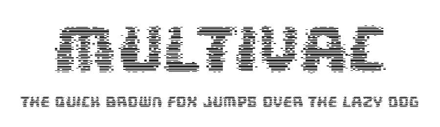 Multivac by Disaster Fonts — Display Font