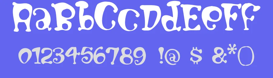Mumblypegs by St Rachan — Decorative Font — thumbnail 3