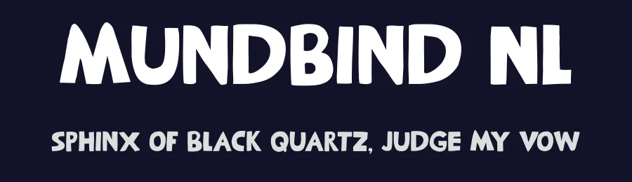 Mundbind NL by Hanoded — Decorative Font — thumbnail 2