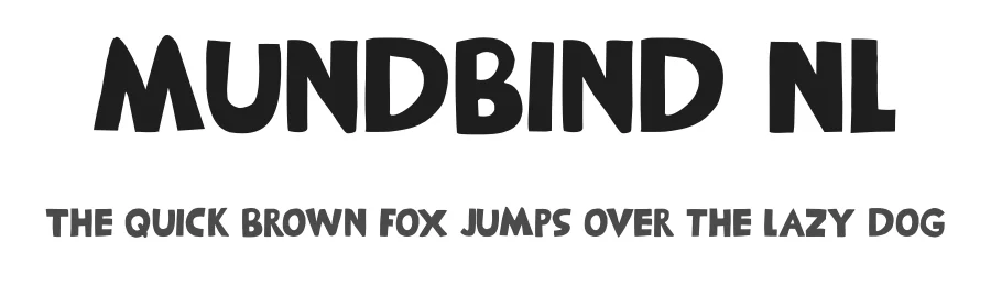 Mundbind NL by Hanoded β Decorative Font