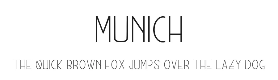 Munich by Eldertype Studio — Sans Serif Font