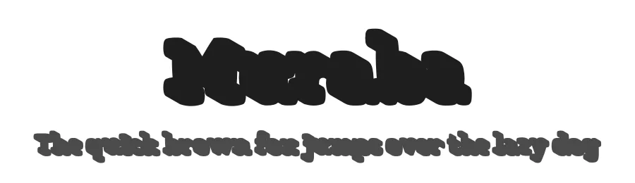 Muraba by Namela Type — Decorative Font