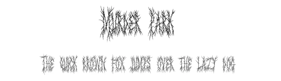 Murder Park by Blackmetalfont — Decorative Font