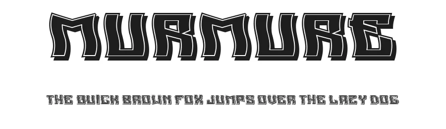 Murmure by Vladimir Nikolic — Decorative Font