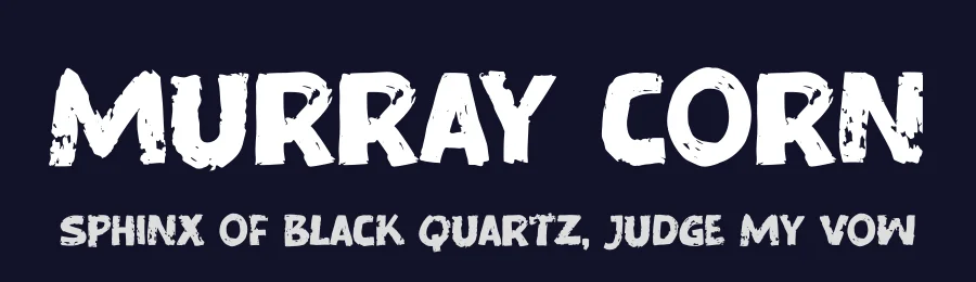 Murray Corn by Gassstype — Decorative Font — thumbnail 2