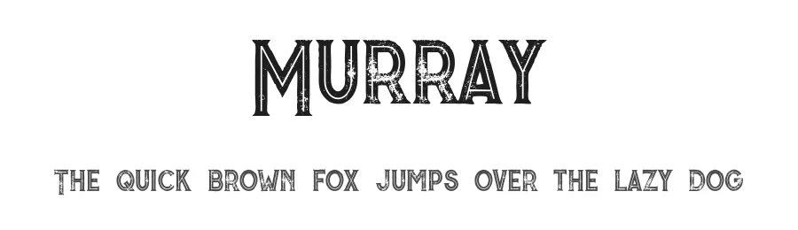 Murray by Peter Olexa β Decorative Font