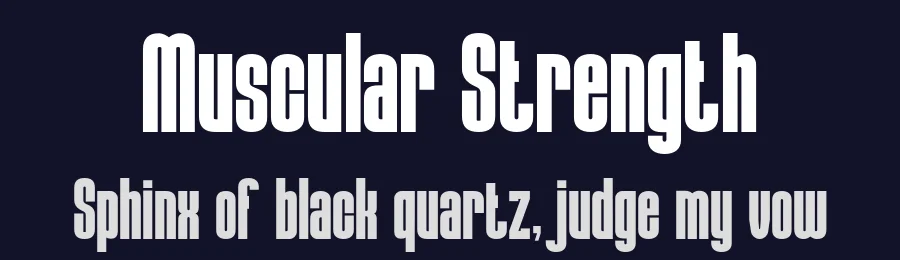 Muscular Strength by 177Studio — Decorative Font — thumbnail 2