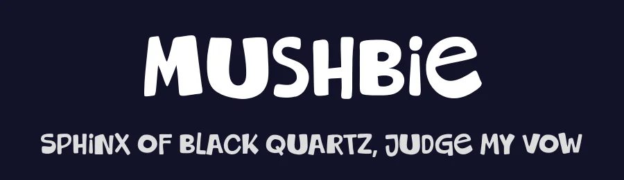 Mushbie by Eko Bimantara — Decorative Font — thumbnail 2