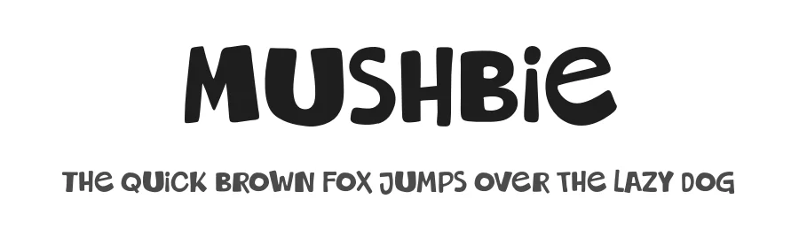 Mushbie by Eko Bimantara — Decorative Font