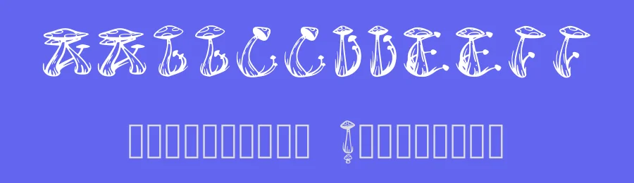 Mushies by Dug McUgly — Decorative Font — thumbnail 3