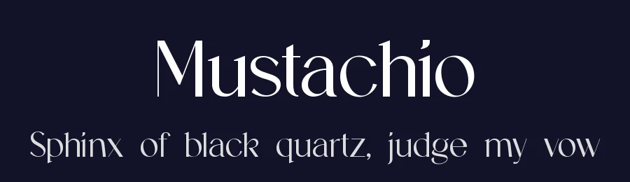 Mustachio by UI Creative — Serif Font — thumbnail 2