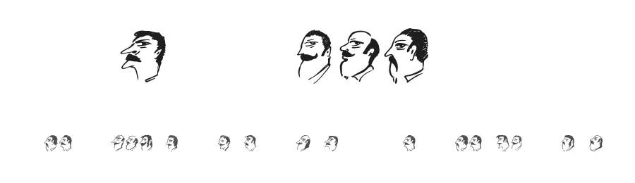 Mustachos by Vladimir Nikolic — Dingbats Font
