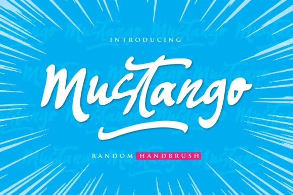 Mustango Font by Atjcloth Studio — Script Handwritten Font