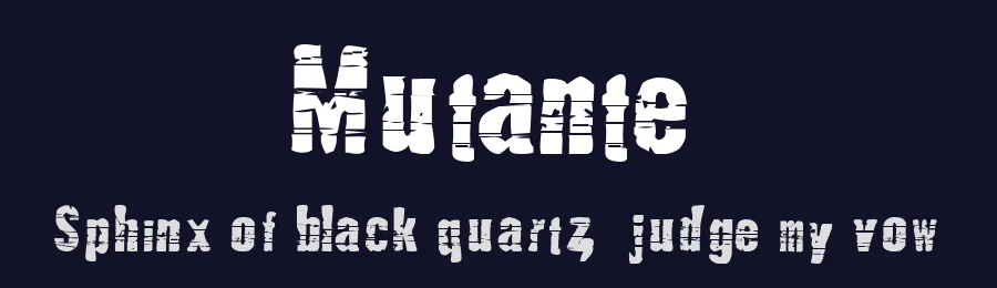 Mutante by Criatipos — Decorative Font — thumbnail 2