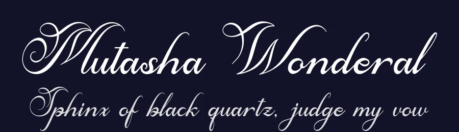Mutasha Wonderal by Denustudios — Script Handwritten Font — thumbnail 2