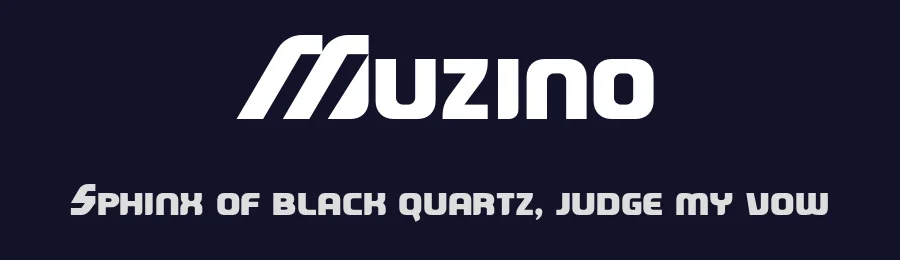 Muzino by Faqih Fawaji — Display Font — thumbnail 2