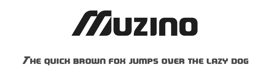 Muzino by Faqih Fawaji — Display Font