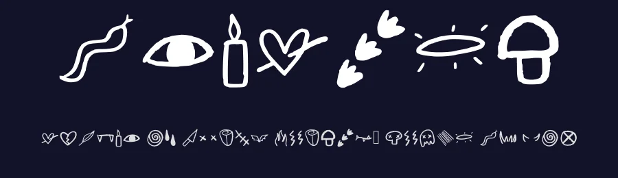 Mxnster by Gonz NFT — Dingbats Font — thumbnail 2