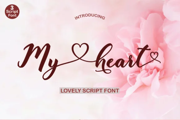 My Heart Font by Naqsya.Co by Naqsya.Co — Script Handwritten Font